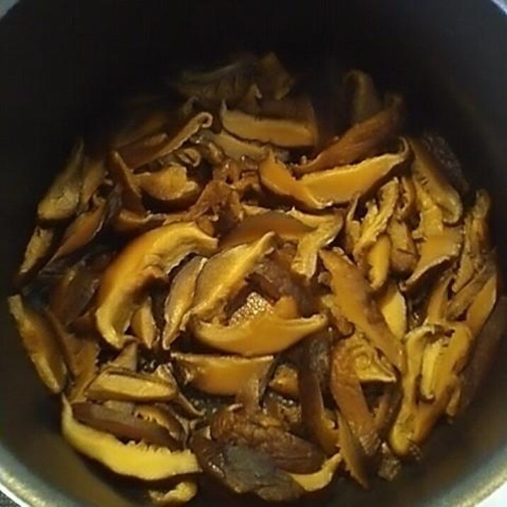 干ししいたけの含め煮(&時短テク)